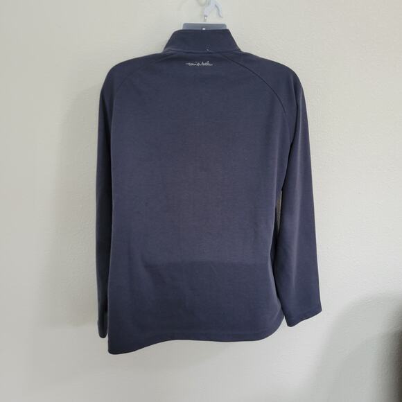 Travis Mathew Men's Blue 1/4 Zip Pullover Active Golf Jacket w/ Pockets Size L - Picture 4 of 7